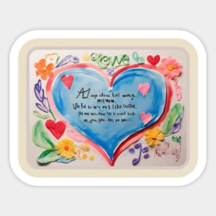 Mothers day, Words Straight from the Heart: A Child's Love for Mom, Mom Gift, Sticker